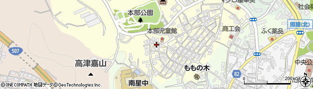 沖縄県島尻郡南風原町本部225周辺の地図