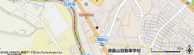 津嘉山郵便局周辺の地図