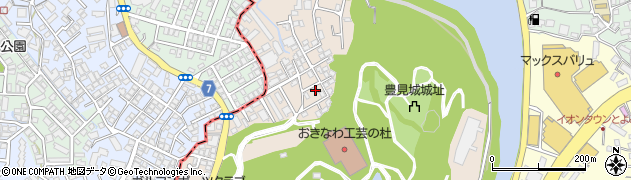 仲村光子琉舞研究所周辺の地図