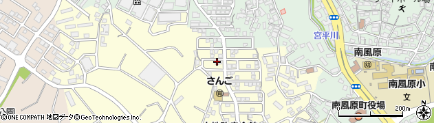 沖縄県島尻郡南風原町本部421周辺の地図