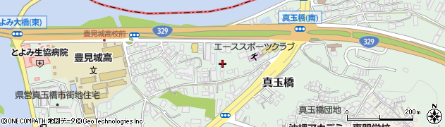 沖縄県豊見城市真玉橋周辺の地図