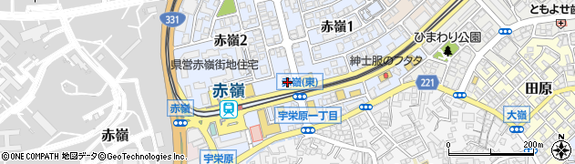 串角小禄店周辺の地図