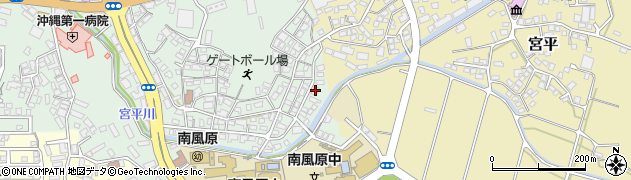沖縄県島尻郡南風原町兼城156-3周辺の地図