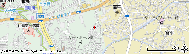 沖縄県島尻郡南風原町兼城18周辺の地図