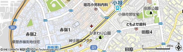 采小禄店周辺の地図