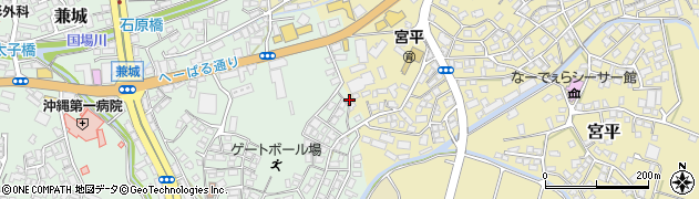沖縄県島尻郡南風原町兼城10周辺の地図