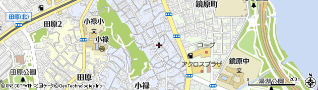 上地アパート周辺の地図