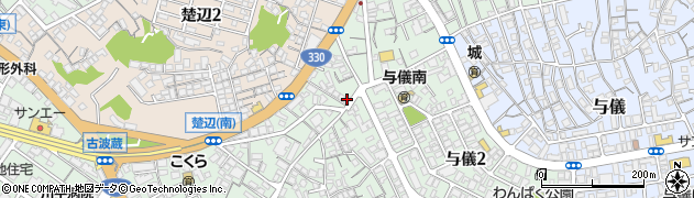 仲村荘周辺の地図
