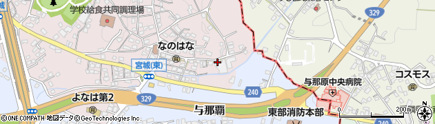 玉城家具工場周辺の地図