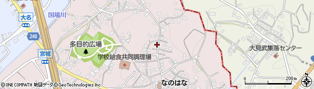 沖縄県島尻郡南風原町宮城176周辺の地図