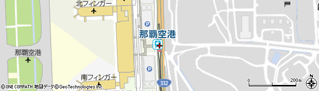 沖縄都市モノレール株式会社　那覇空港駅周辺の地図