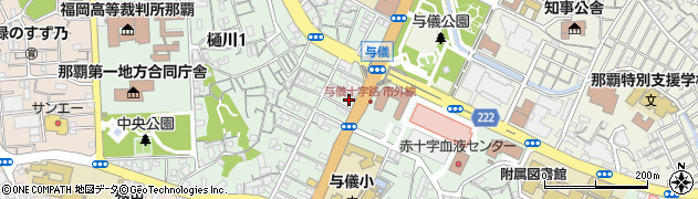 樋川郵便局周辺の地図