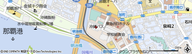 沖縄バス旭町整備工場周辺の地図