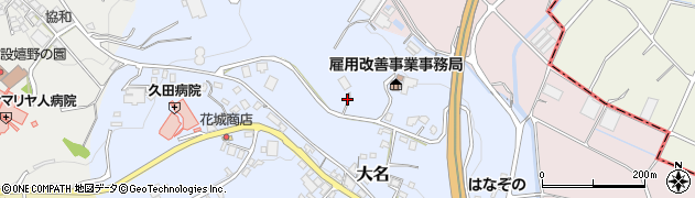沖縄県南風原町（島尻郡）大名周辺の地図