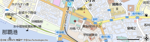 沖縄県労働金庫　本部代表周辺の地図