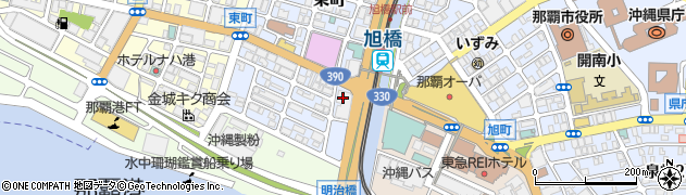 琉球銀行　本店営業部預金課周辺の地図