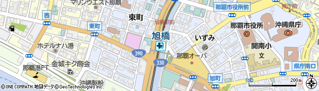 沖縄都市モノレール株式会社　旭橋駅周辺の地図