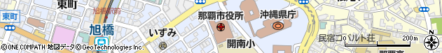 沖縄県那覇市周辺の地図