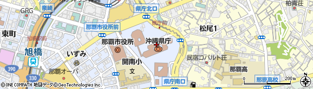 琉球銀行県庁出張所 ＡＴＭ周辺の地図