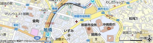株式会社琉球新報社　役員室周辺の地図