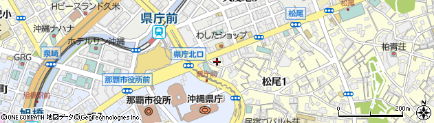 沖縄ツーリスト周辺の地図