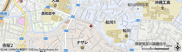 松川公園周辺の地図