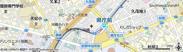 琉球銀行　那覇ローンセンタープラス周辺の地図