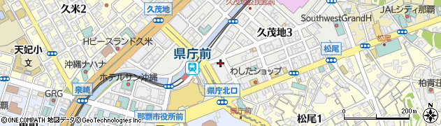 沖縄銀行　営業統括部・支店統括グループ周辺の地図