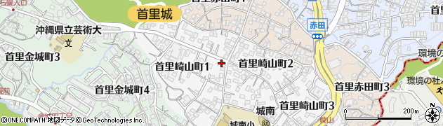 沖縄タイムス　首里第一販売店周辺の地図