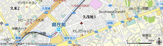 ローソン那覇久茂地三丁目店周辺の地図