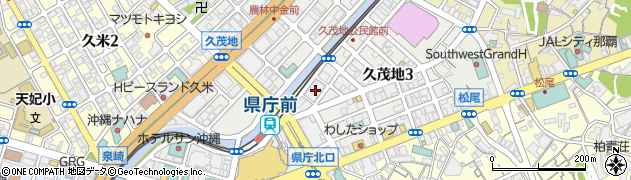 日本旅行　沖縄仕入販売センター周辺の地図