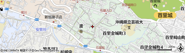 琉球料理の店 ゆくい処 石だたみ周辺の地図