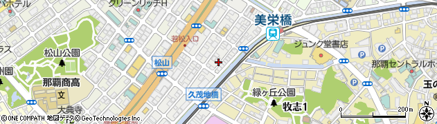 琉球新麺 久周辺の地図
