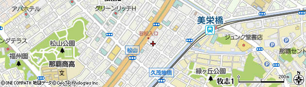 マウイステーキハウス久茂地店周辺の地図