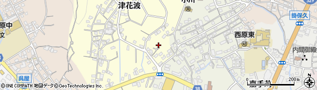 津花波児童公園周辺の地図