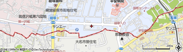 沖縄県浦添市経塚602周辺の地図