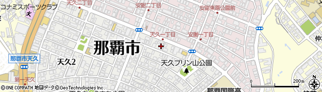沖縄ヤクルト株式会社　新都心センター周辺の地図