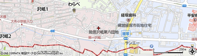 沢岻前原公園周辺の地図