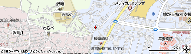 沖縄県浦添市経塚202周辺の地図