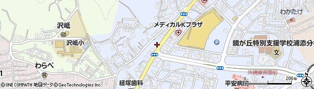 沖縄県浦添市経塚626周辺の地図
