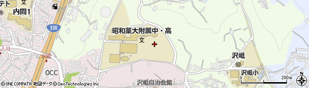 昭和薬科大学附属高等学校周辺の地図