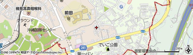 前田上原公園周辺の地図