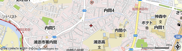 おそうじ本舗浦添北店周辺の地図
