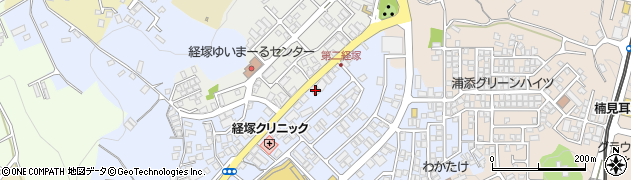 沖縄県浦添市経塚777周辺の地図