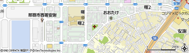 安謝公園周辺の地図