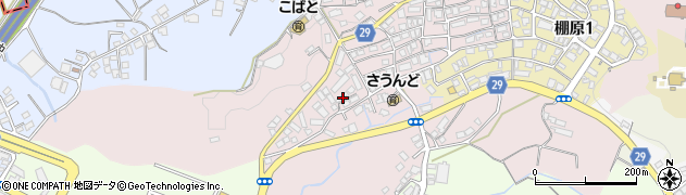 沖縄県中頭郡西原町棚原778周辺の地図