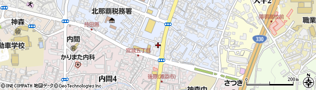 琉球銀行内間支店 ＡＴＭ周辺の地図