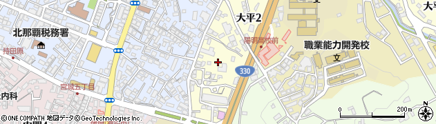 沢岻兼元原公園周辺の地図