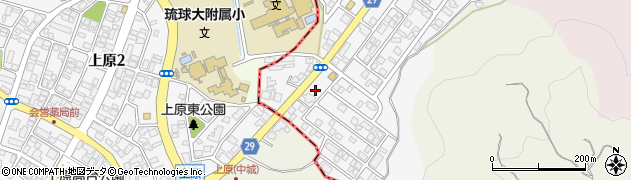 琉大附属学校前周辺の地図