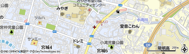 ａｐｏｌｌｏｓｔａｔｉｏｎ宮城ＳＳ周辺の地図
